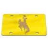 Wyoming Cowboys Crystal Mirror License Plate -Sports Fashion Clothing Store 03307117