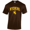 Wyoming Cowboys Traditional Tee – Brown -Sports Fashion Clothing Store 1 1