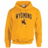 Wyoming Cowboys Traditional Hoodie – Gold -Sports Fashion Clothing Store 1 7