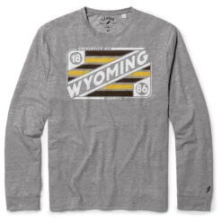 Wyoming Cowboys Reclaim L/S Tee – Graphite