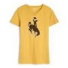 Wyoming Cowboys Women’s Freshy Tee – Athletic Gold -Sports Fashion Clothing Store 1337764