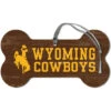 Wyoming Cowboys Bone Ornament – Brown -Sports Fashion Clothing Store 1468641
