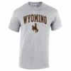 Wyoming Cowboys Traditional Tee – Grey -Sports Fashion Clothing Store 2 1