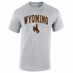 Wyoming Cowboys Traditional Tee – Grey