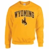 Wyoming Cowboys Traditional Crewneck – Gold -Sports Fashion Clothing Store 2 5