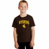 Wyoming Cowboys Youth Traditional T-Shirt – Brown -Sports Fashion Clothing Store 2 6