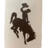 Wyoming Cowboys 1.7″ Bucking Horse Decal – Brown -Sports Fashion Clothing Store 28009