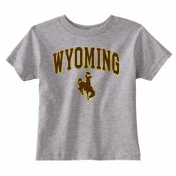 Wyoming Cowboys Toddler Traditional Tee – Grey