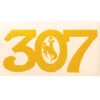 Wyoming Cowboys 307 6″ Wide Decal – Gold -Sports Fashion Clothing Store 32338