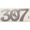 Wyoming Cowboys 307 6″ Wide Decal – Silver -Sports Fashion Clothing Store 32339