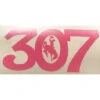 Wyoming Cowboys 307 6″ Wide Decal – Pink -Sports Fashion Clothing Store 32340