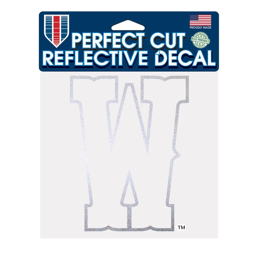 Wyoming Cowboys Reflective “W” Decal 3 Wyoming Cowboys Reflective “W” Decal