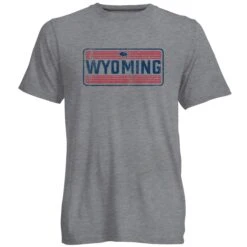 Wyoming State Flag Go To S/S Tee – Dark Oxford