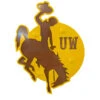 UW Bucking Horse Hitch Cover – Brown/Gold -Sports Fashion Clothing Store 39063 1