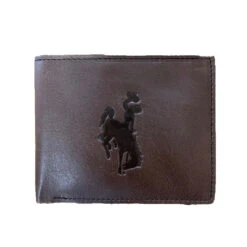 Wyoming Cowboys Bifold Wallet – Brown