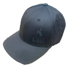 Wyoming Cowboys WYO FlexFit Hat – Dark Grey