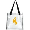 Wyoming Cowboys Clear Stadium Tote – Gold