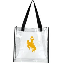 Wyoming Cowboys Clear Stadium Tote – Gold