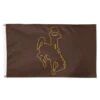Wyoming Cowboys Brown 2×3 Flag -Sports Fashion Clothing Store 51871
