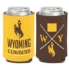 Wyoming Cowboys 12oz Can Cooler – Brown/Gold -Sports Fashion Clothing Store 55252