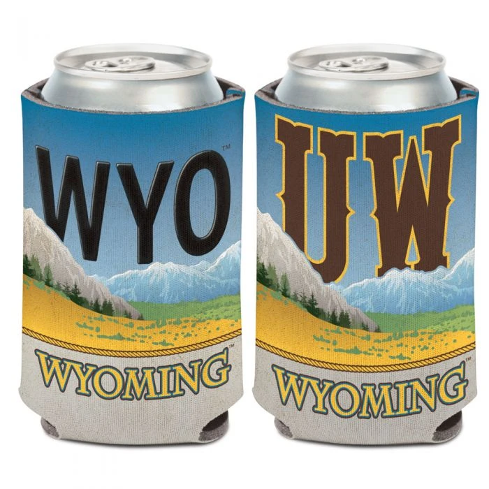 Wyoming Cowboys License Plate Can Cooler 3 Wyoming Cowboys License Plate Can Cooler