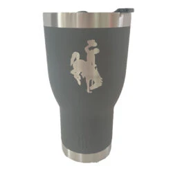 Wyoming Cowboys 30oz 2in1 Insulated Tumbler β Grey