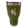 Wyoming Cowboys 30oz 2in1 Insulated Tumbler – Green -Sports Fashion Clothing Store 55489