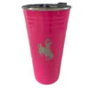 Wyoming Cowboys 24oz Insulated Cup – Pink -Sports Fashion Clothing Store 55495