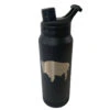 Wyoming State Flag 34oz Mag Bottle – Black