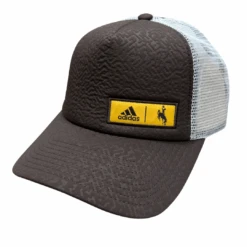 Adidas Wyoming Cowboys Adjustable Trucker Hat – Brown/White