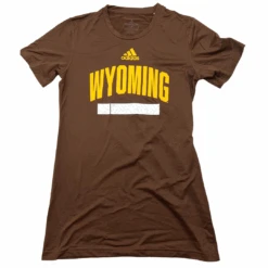Adidas Wyoming Cowboys Women’s Creator S/S Tee – Brown