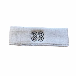 Adidas Wyoming Cowboys #33 Headband – White