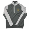 Wyoming Cowboys 1/4 Zip Jacket – Carbon Grey/Silver -Sports Fashion Clothing Store 60294