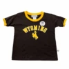 Wyoming Cowboys Infant Ringer Tee – Brown/Gold -Sports Fashion Clothing Store 60829