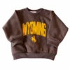 Wyoming Cowboys Infant Crew – Brown -Sports Fashion Clothing Store 60868 infant