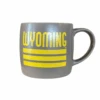 Wyoming Cowboys 17oz Café Mug – Grey -Sports Fashion Clothing Store 61038