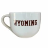 Wyoming Cowboys Ceramic Cappuccino Mug – White -Sports Fashion Clothing Store 61359