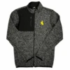 Wyoming Cowboys Fortune Full Zip Sweater – Black Heather -Sports Fashion Clothing Store 62541