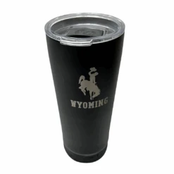 Wyoming Cowboys Speaker 18 Oz. Tumbler – Black
