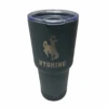 Wyoming Cowboys Speaker 28 Oz. Tumbler – Grey -Sports Fashion Clothing Store 62841