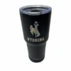 Wyoming Cowboys Speaker 28 Oz. Tumbler – Black -Sports Fashion Clothing Store 62842