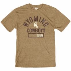 Wyoming Cowboys 1886 S/S Tee – Russett