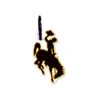 Wyoming Cowboys Bucking Horse Key Ring