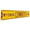 Wyoming Cowboys Avenue Sign – Gold -Sports Fashion Clothing Store 672090702609SSA 1024x1024