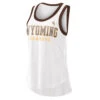 Wyoming Cowboys Bucking Horse Tank – White/Brown -Sports Fashion Clothing Store 6J32W607 UWY g