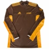 Adidas Wyoming Cowboys Performance 1/4 Zip – Brown/Gold -Sports Fashion Clothing Store Adidas Wyoming Cowboys Performance 14 Zip BrownGold
