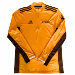 Adidas Wyoming Cowboys Performance 1/4 Zip – Gold/Brown