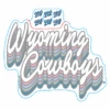 Wyoming Cowboys Good Vibes Sticker -Sports Fashion Clothing Store BK69D STICKER