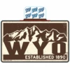 Wyoming WYO Established Decal