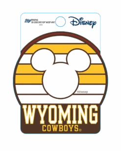 Wyoming Cowboys Disney Striped Decal